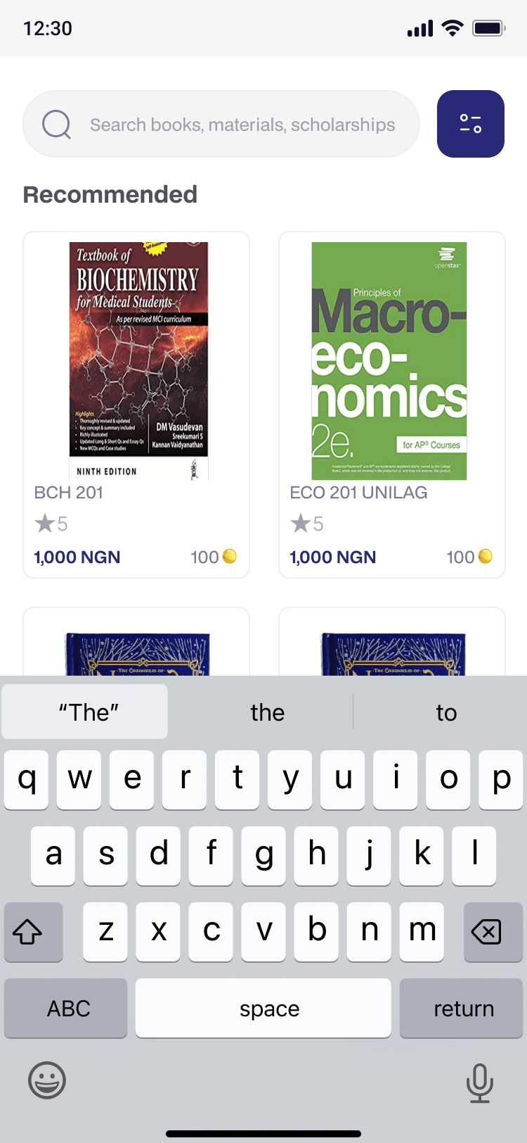Preview of the Jackobian iOS app screen